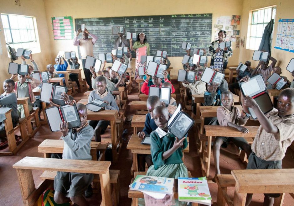 Students at Ntimigom School in Kilgoris, Kenya